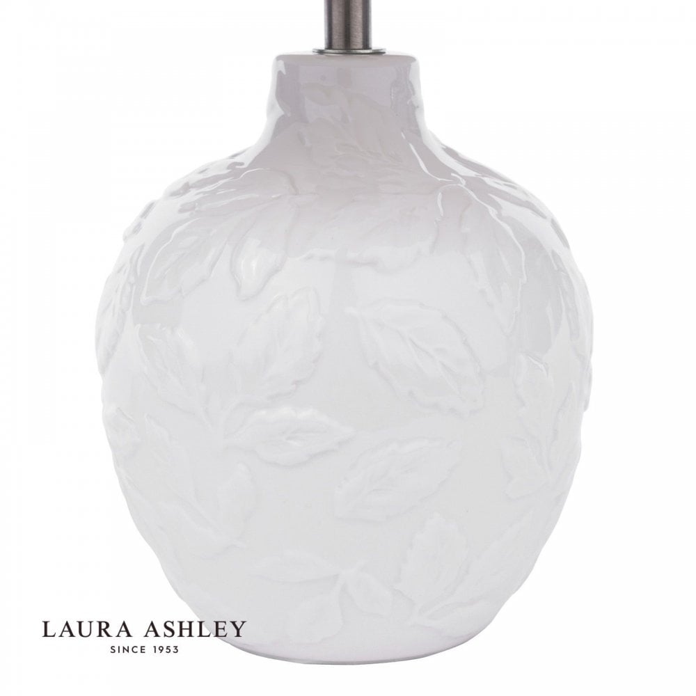 Redhall White Ceramic Table Lamp C/W Shade