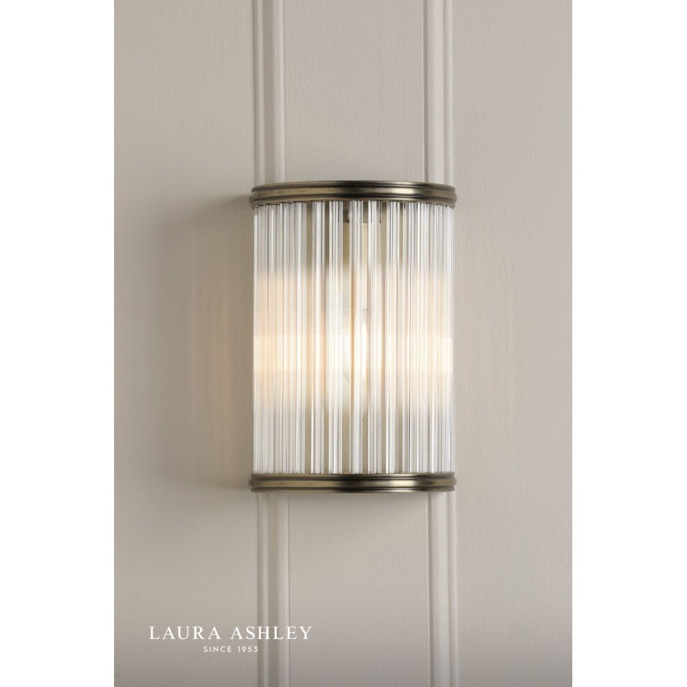 Sutton Antique Brass Wall Light