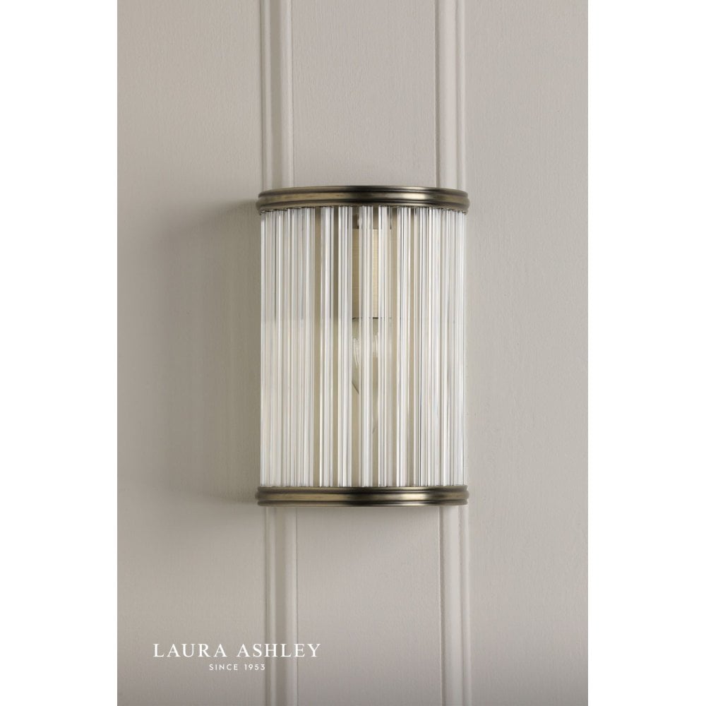 Sutton Antique Brass Wall Light