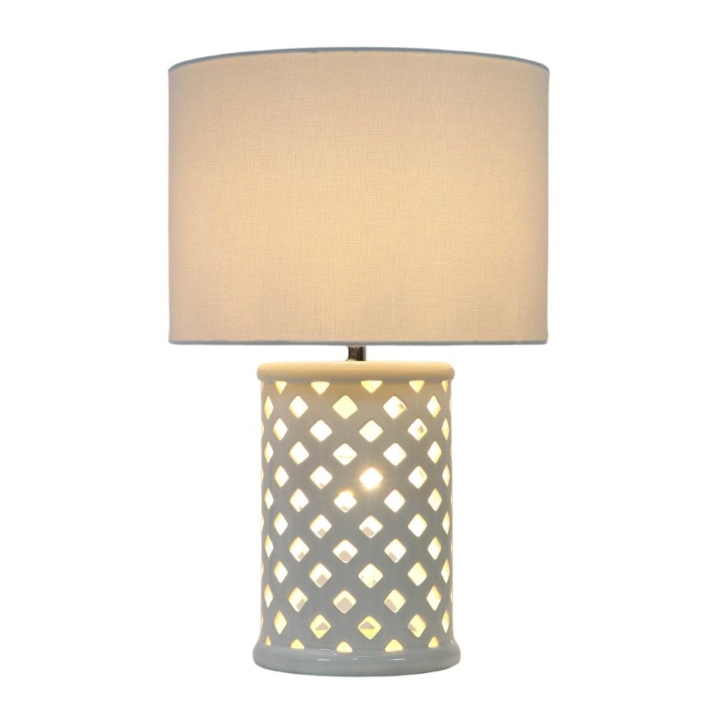 Samon Ceramic Table Lamp C/W Shade