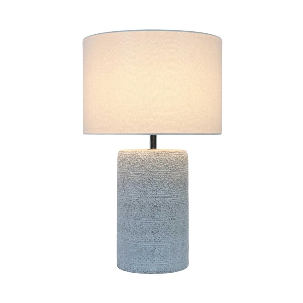 Barkley Stone Table Lamp C/W Shade