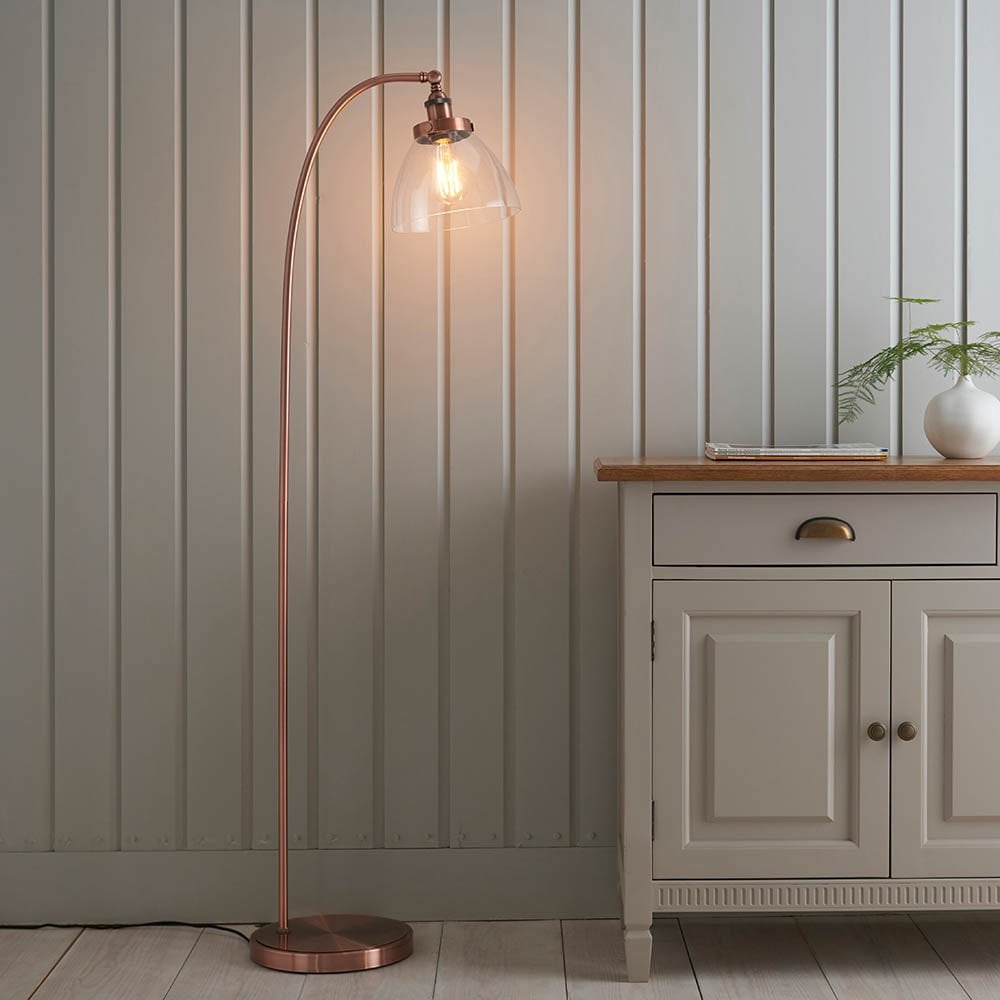 Hansen Floor Lamp in Copper