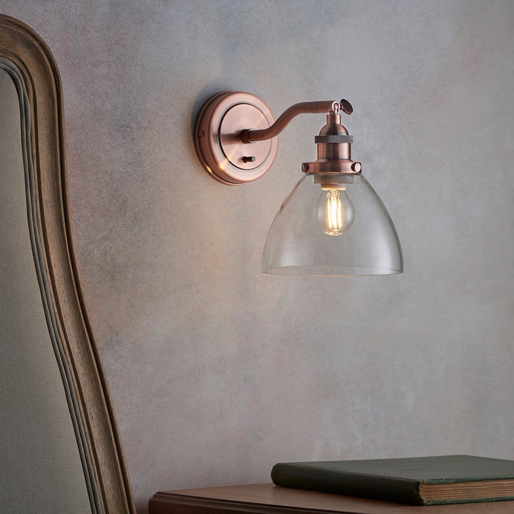 Hansen Wall Light in Copper
