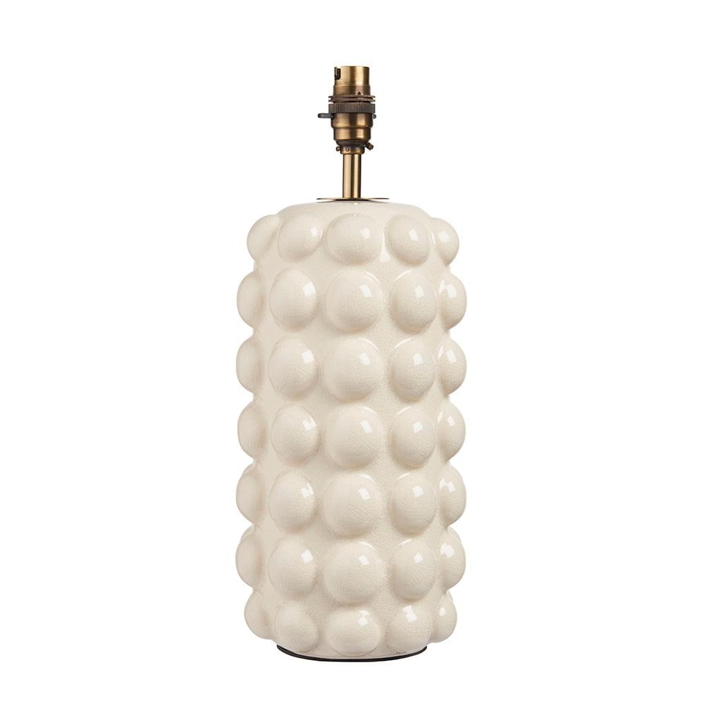 Bobble White Table Lamp Base Only