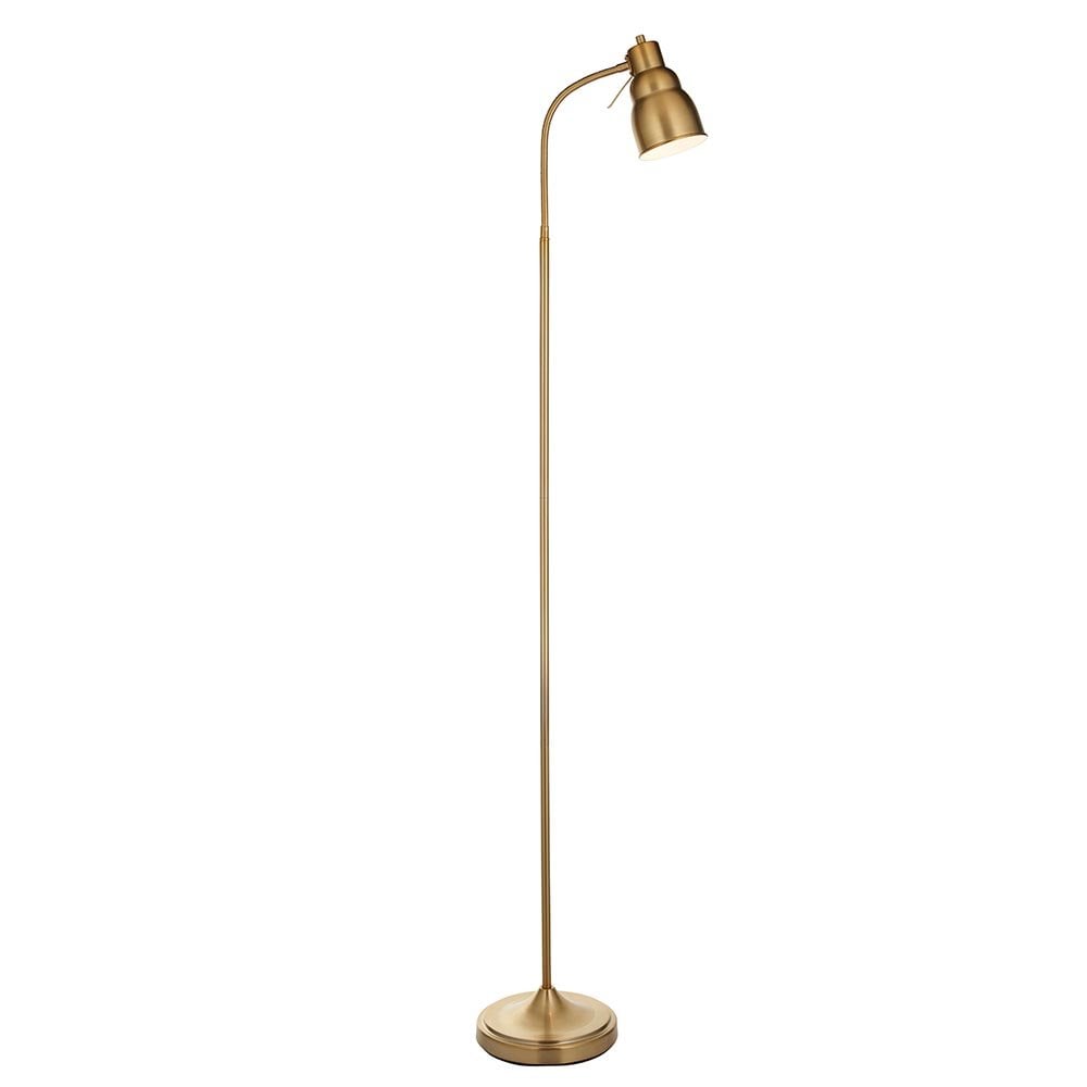 Classic Flexi Floor Lamp in Aged Brass