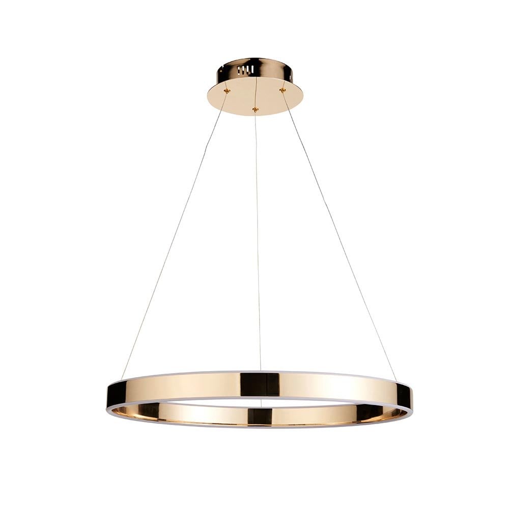 Gen LED Gold Ring Pendant
