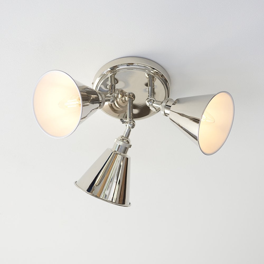 Hal 3 Light Spotlight in Polished Nickel