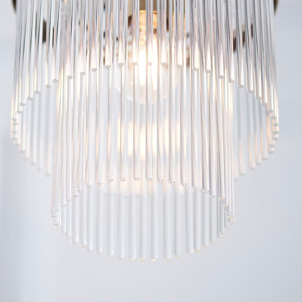 Marietta Single Pendant in Antique Brass
