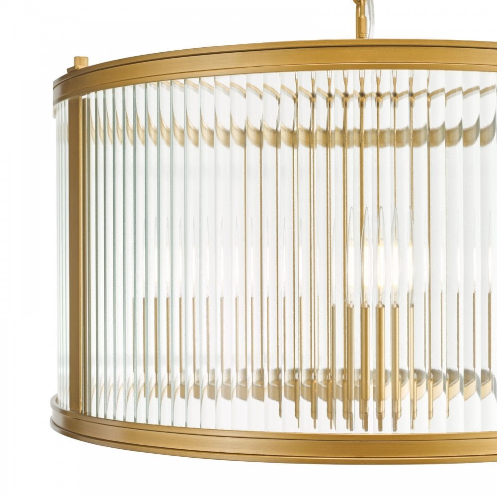 Bianka 3 Light Pendant in Bronze Finish