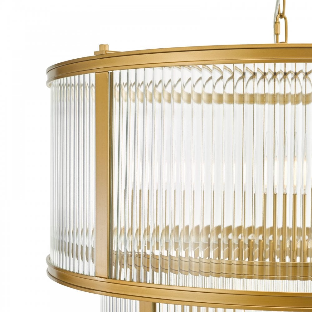 Bianka 6 Light Pendant in Bronze Finish