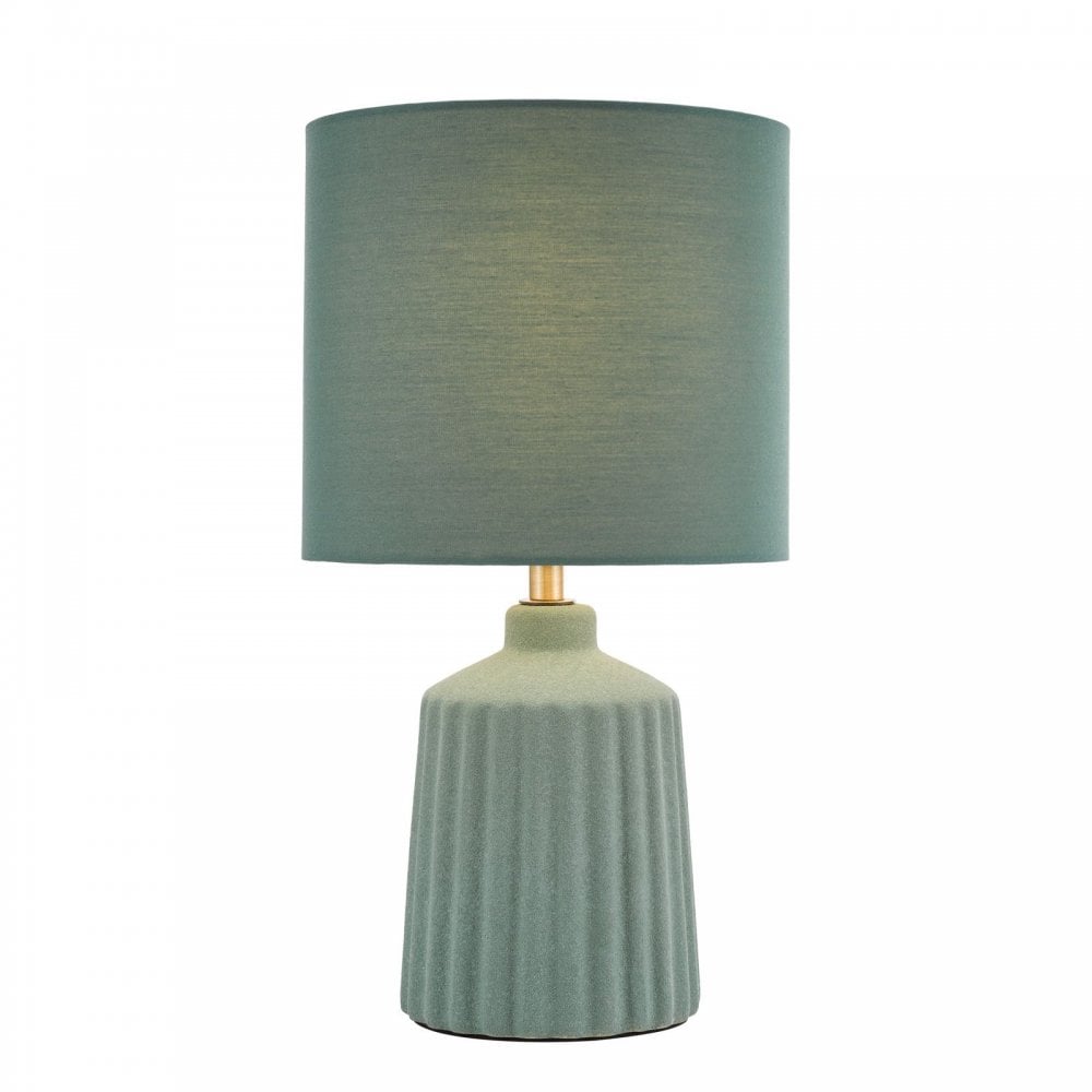 Chloris Small Green Table Lamp C/W Shade