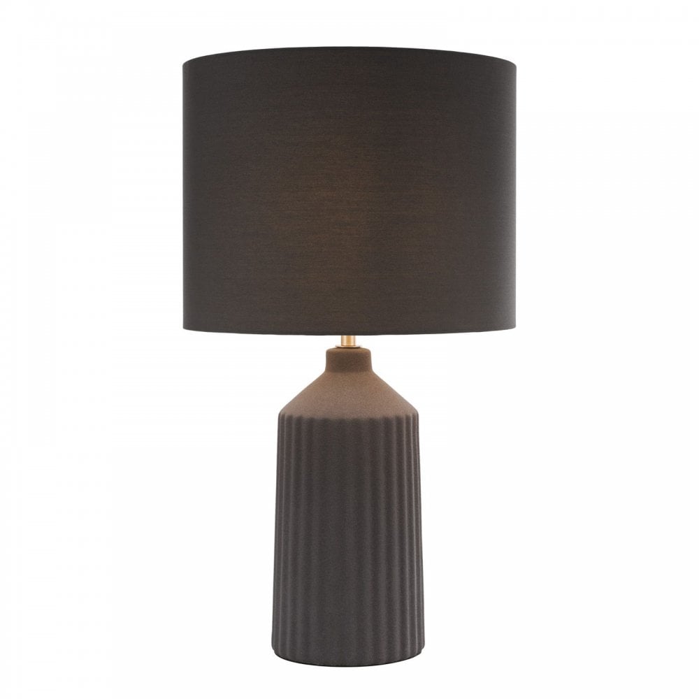 Chloris Large Grey Table Lamp C/W Shade