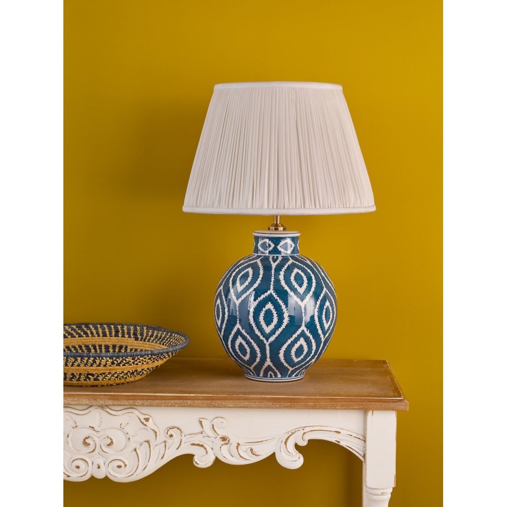 Dakari Blue & Brass Table Lamp Base Only