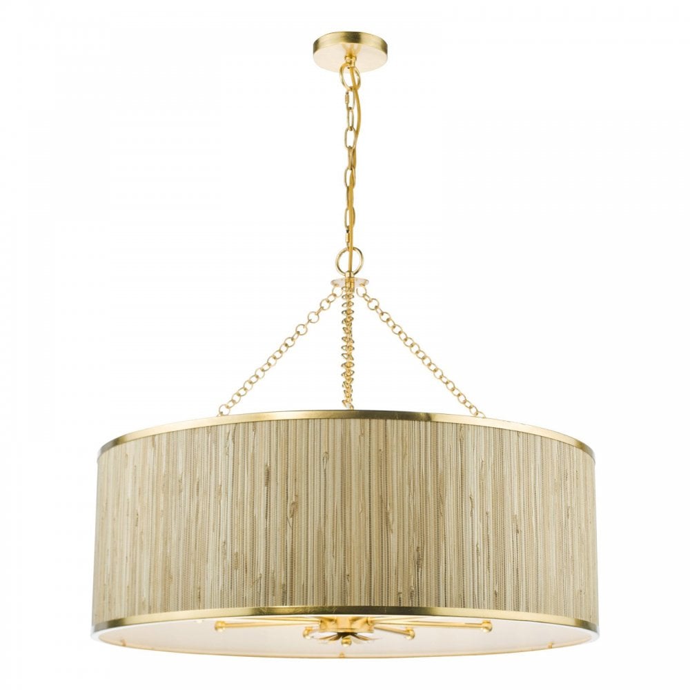 Fenella 8 Light Gold Pendant