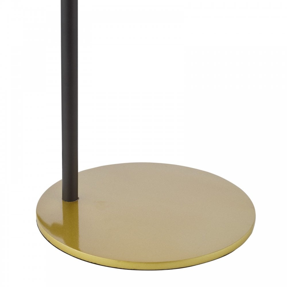 Lycia Satin Gold Table Lamp C/W Gold Ombre Glass