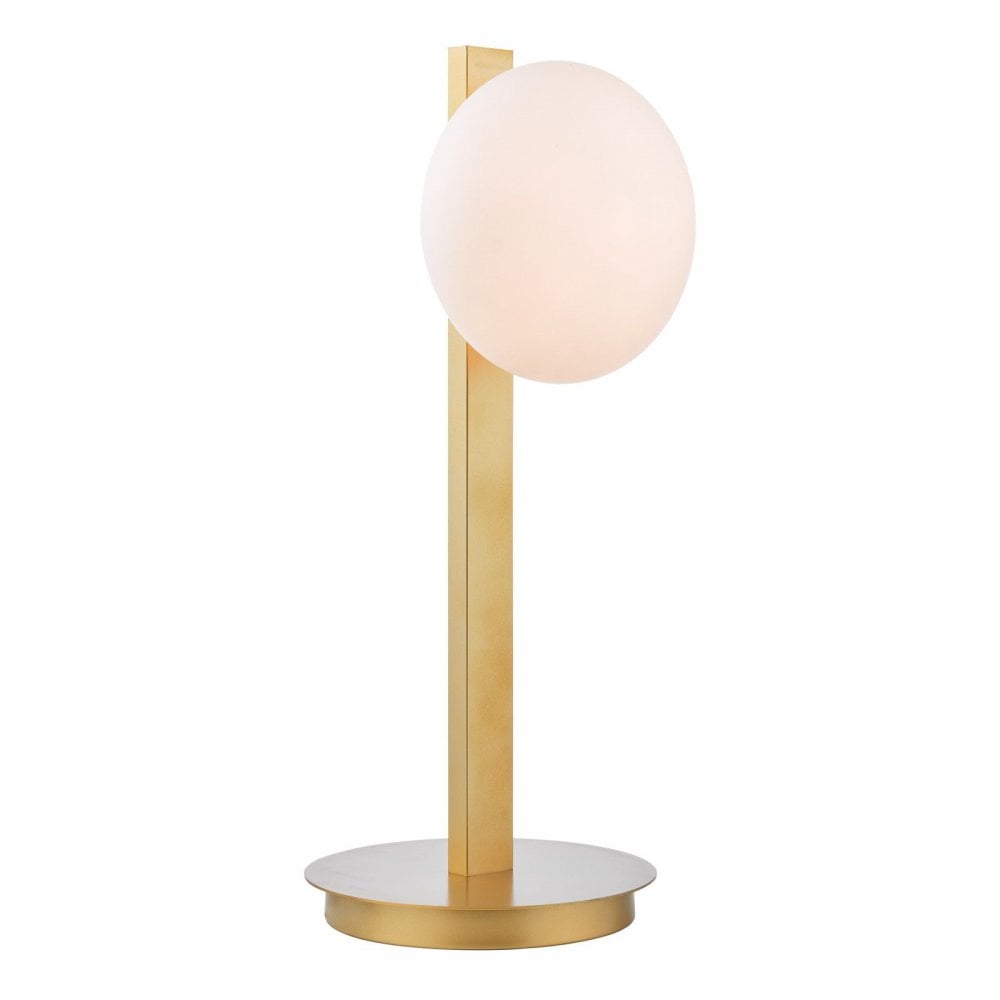 Tauri Gold & Opal Glass Table Lamp