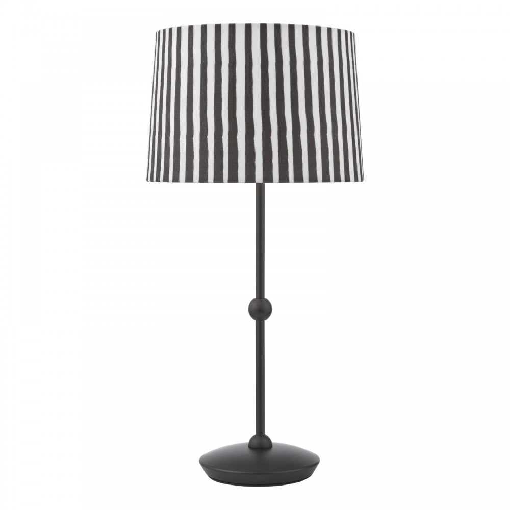 Sosa Matt Black Table Lamp C/W Shade