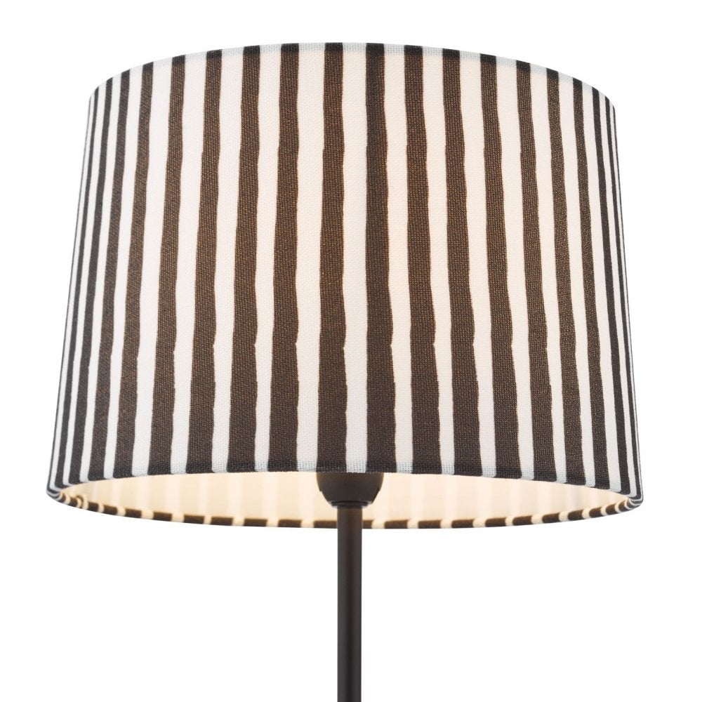 Sosa Matt Black Table Lamp C/W Shade