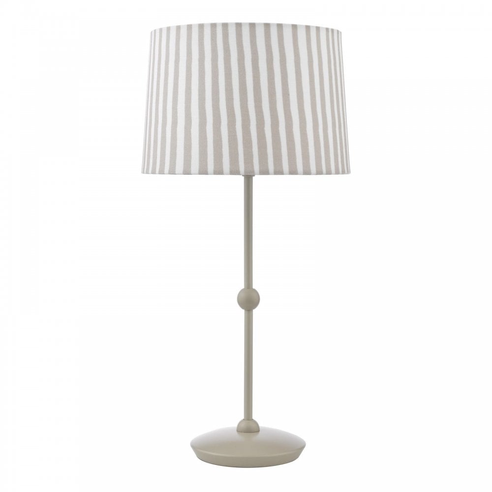 Sosa Matt Taupe Table Lamp C/W Shade