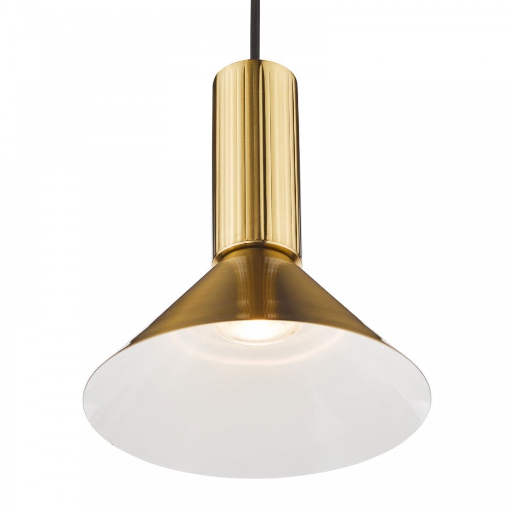Ragnar Natural Brass Pendant/Wall Light