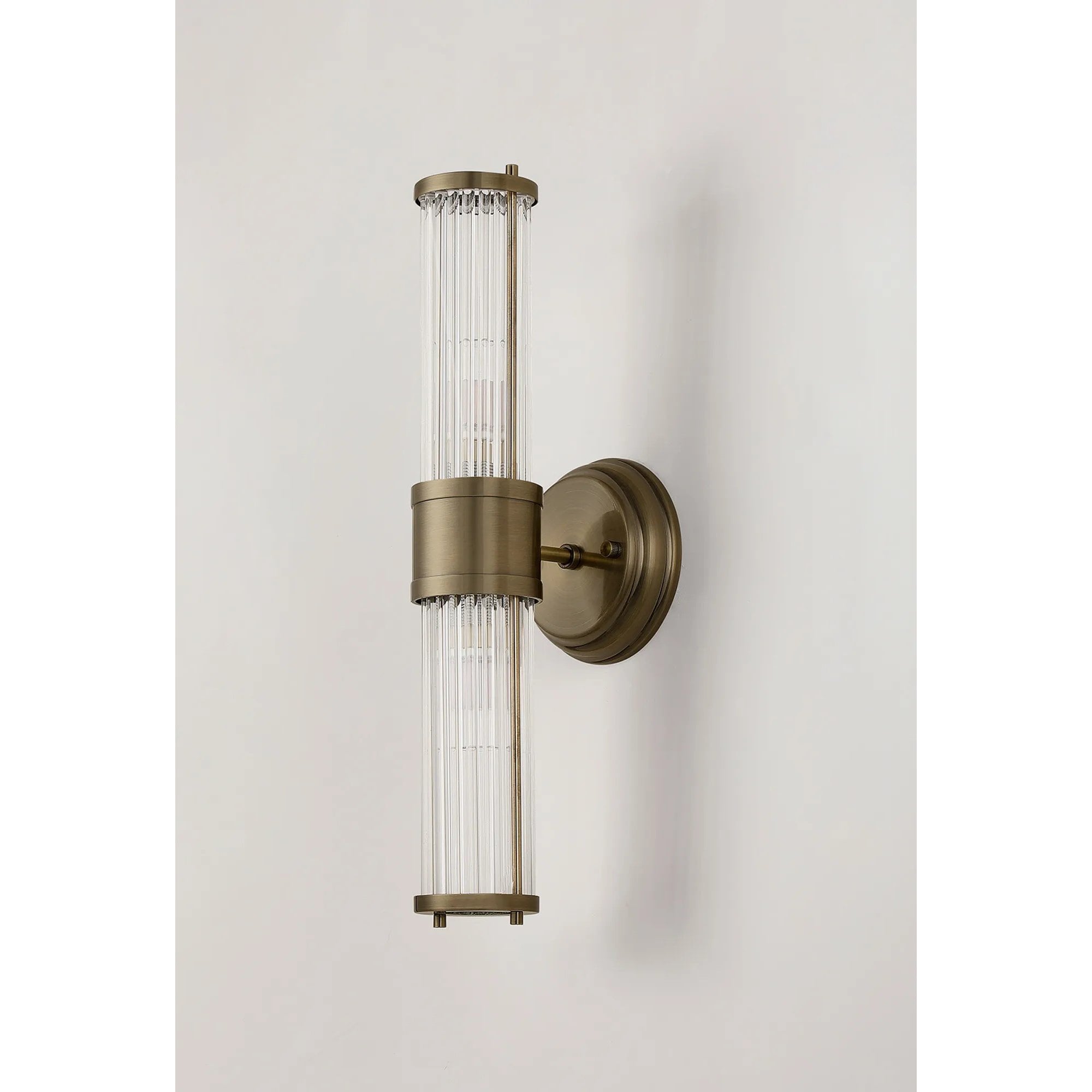Appeal Up and Down Wall Light in Antique Brass