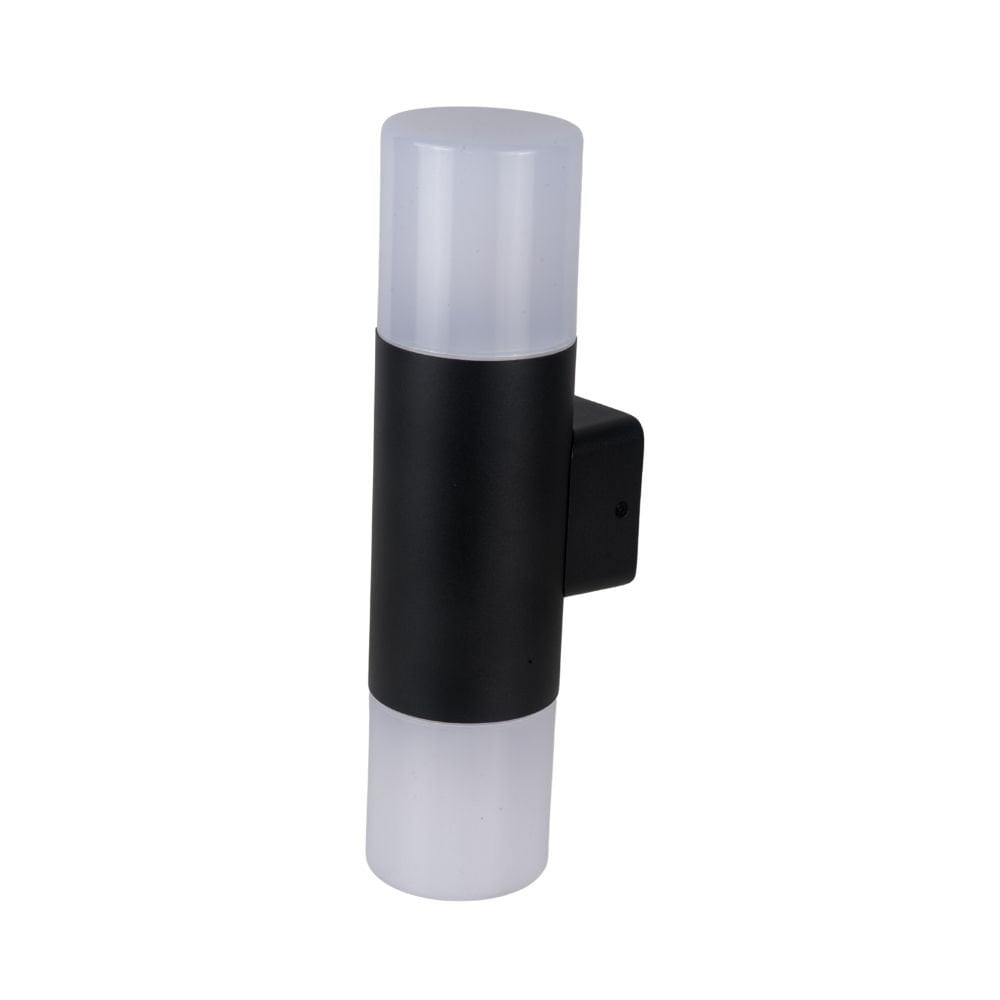 Piper Up and Down Black Wall Light IP44