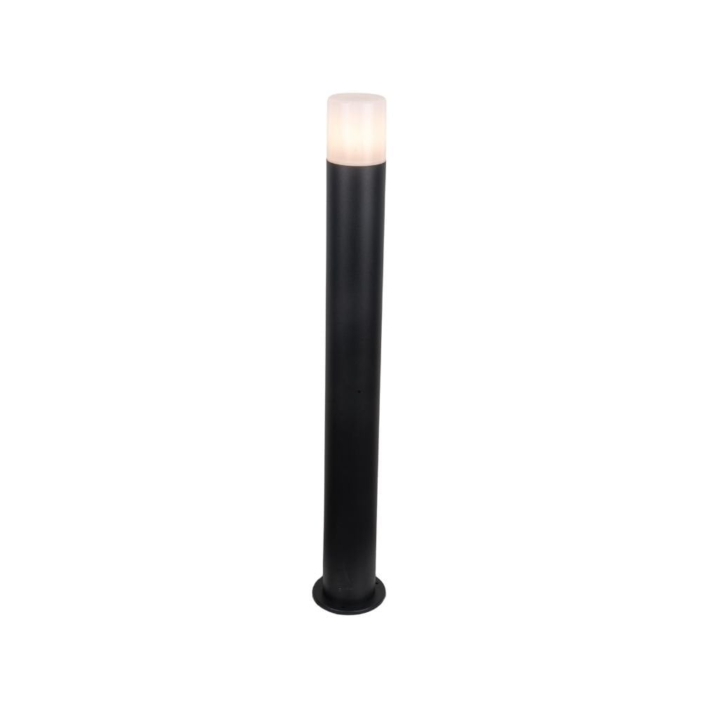 Piper 800mm Bollard in Black
