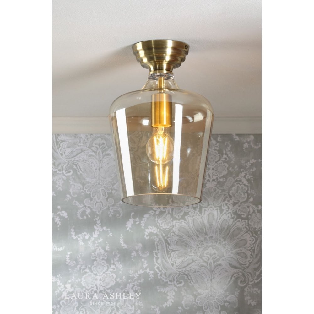 Ockley Polished Chrome Semi Flush Fitting
