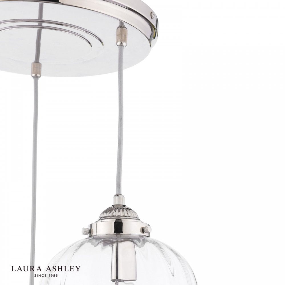 Whitham 3 Light Antique Brass Cluster Pendant