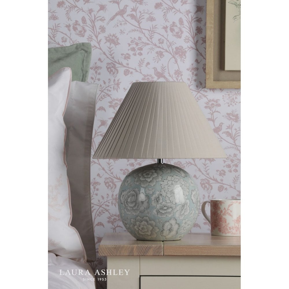 Montford Blue Table Lamp C/W Shade