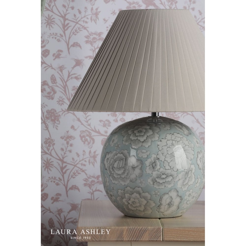 Montford Blue Table Lamp C/W Shade