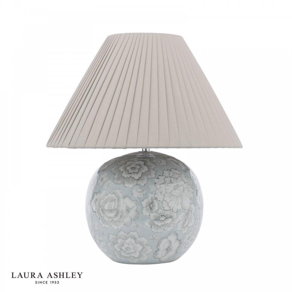 Montford Blue Table Lamp C/W Shade