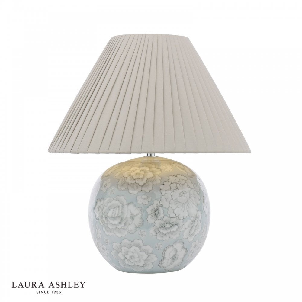 Montford Blue Table Lamp C/W Shade