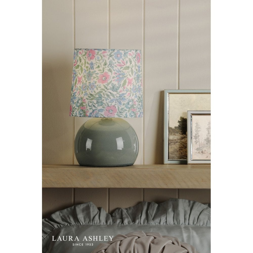 Sherston Blue Table Lamp C/W Shade