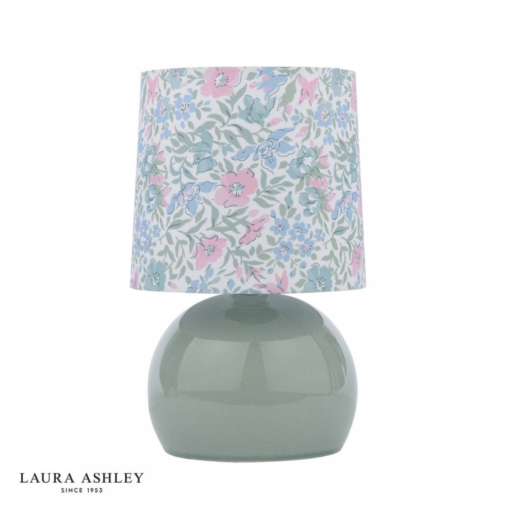 Sherston Blue Table Lamp C/W Shade