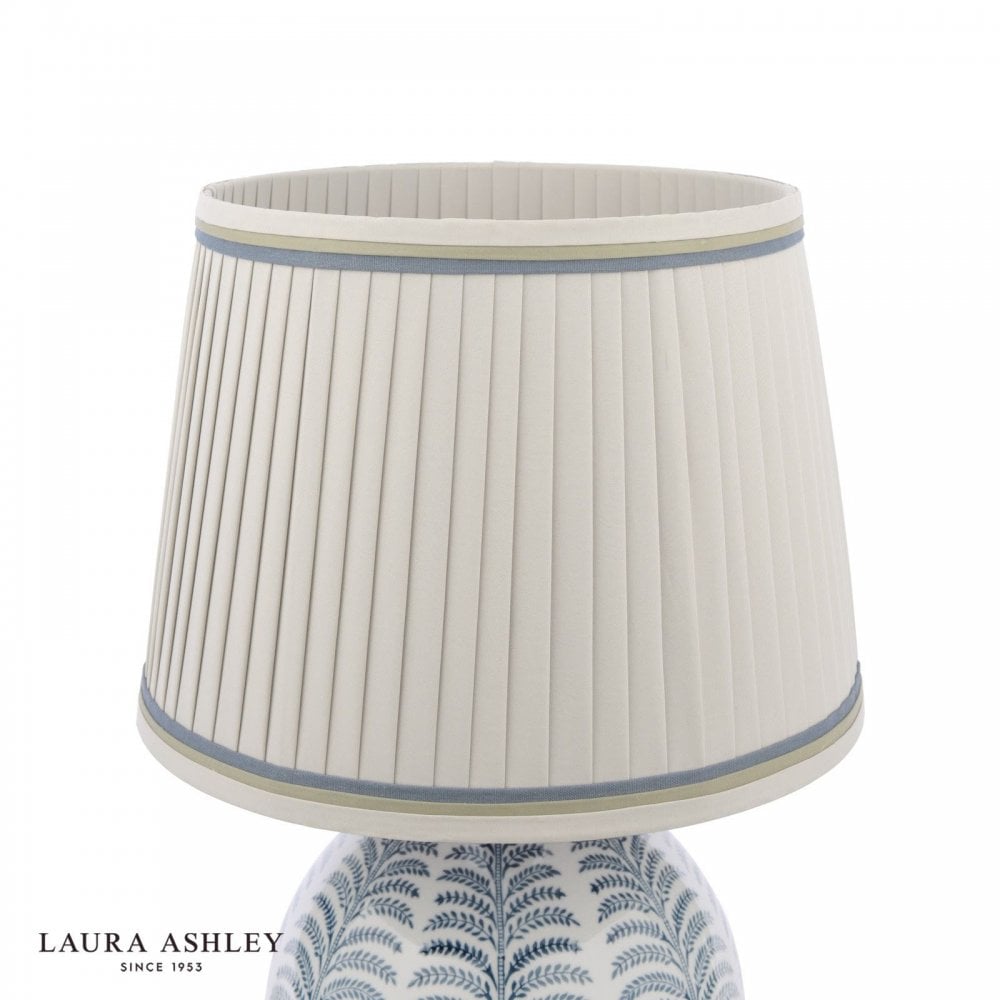 Stannard Blue Ceramic Table Lamp C/W Shade