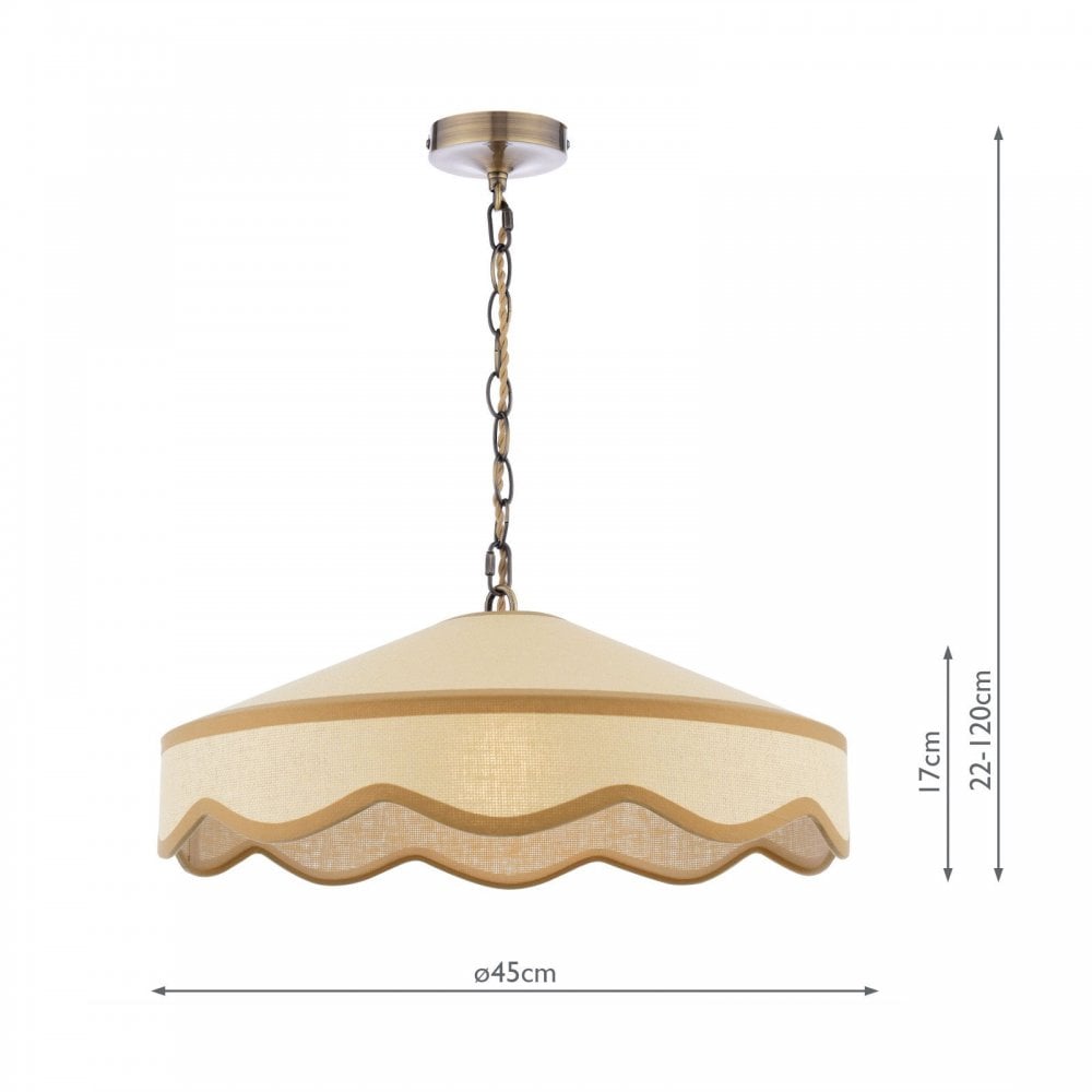 Buckenham Single Rattan Pendant