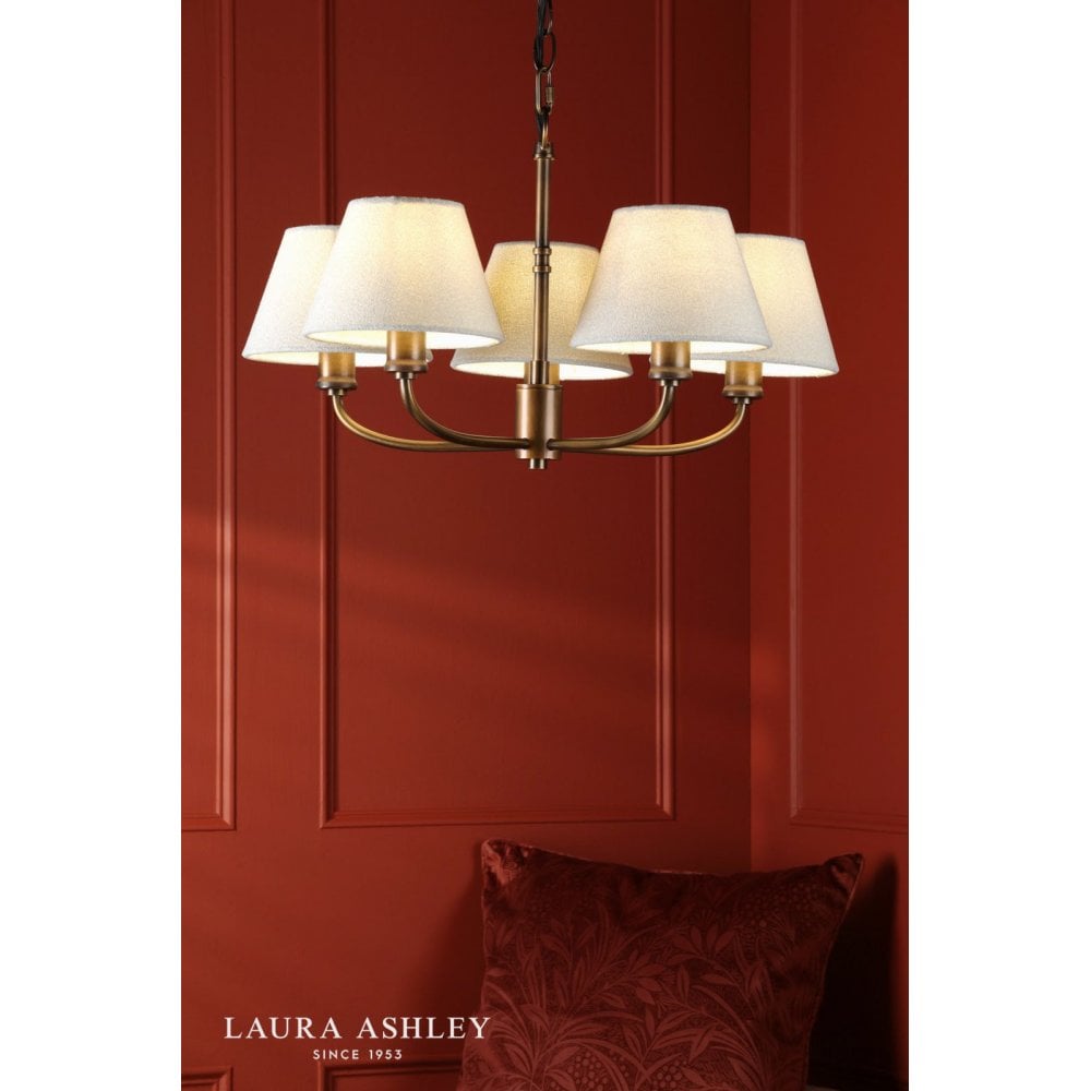 Denston 5 Light Antique Bronze Pendant