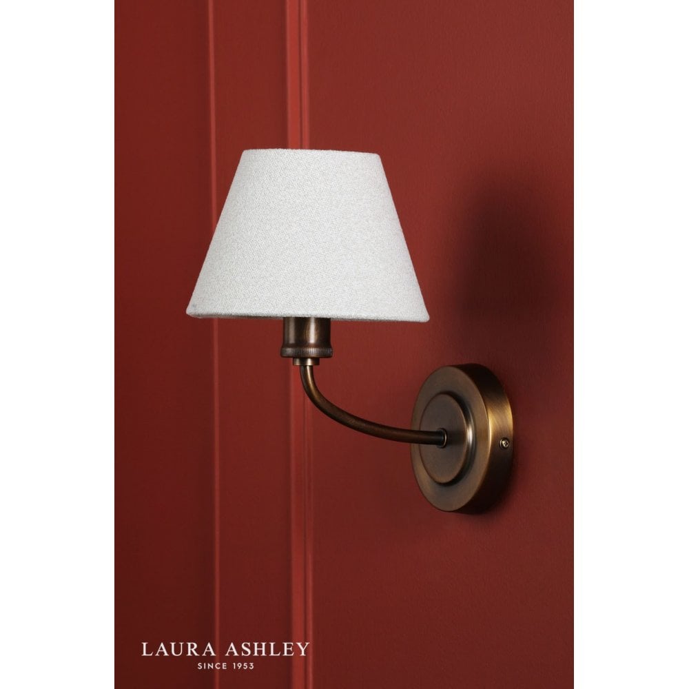 Denston Antique Bronze Wall Light C/W Shade