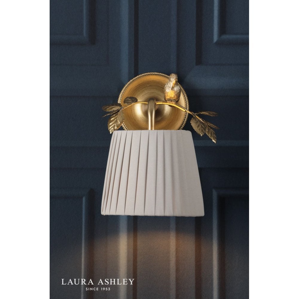 Egelton Aged Brass Wall Light C/W Shade