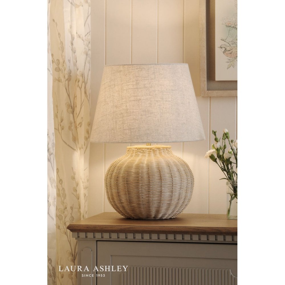 Fernhill Rattan Table Lamp C/W Shade