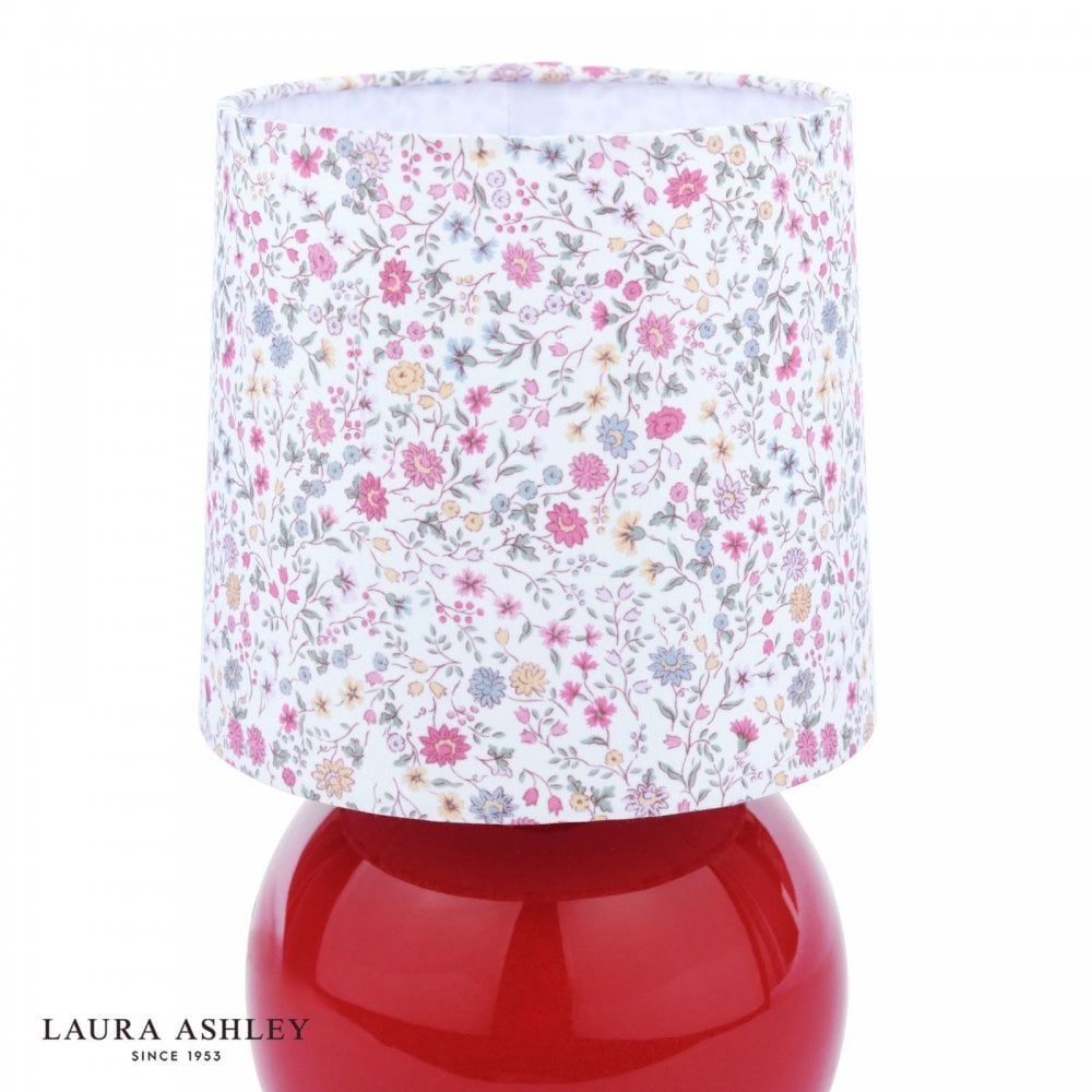Knowlton Pink Glazed Table Lamp C/W Shade