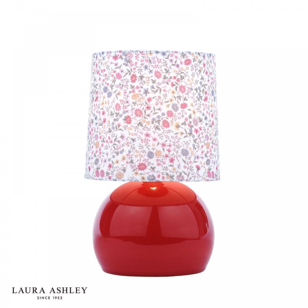 Knowlton Pink Glazed Table Lamp C/W Shade