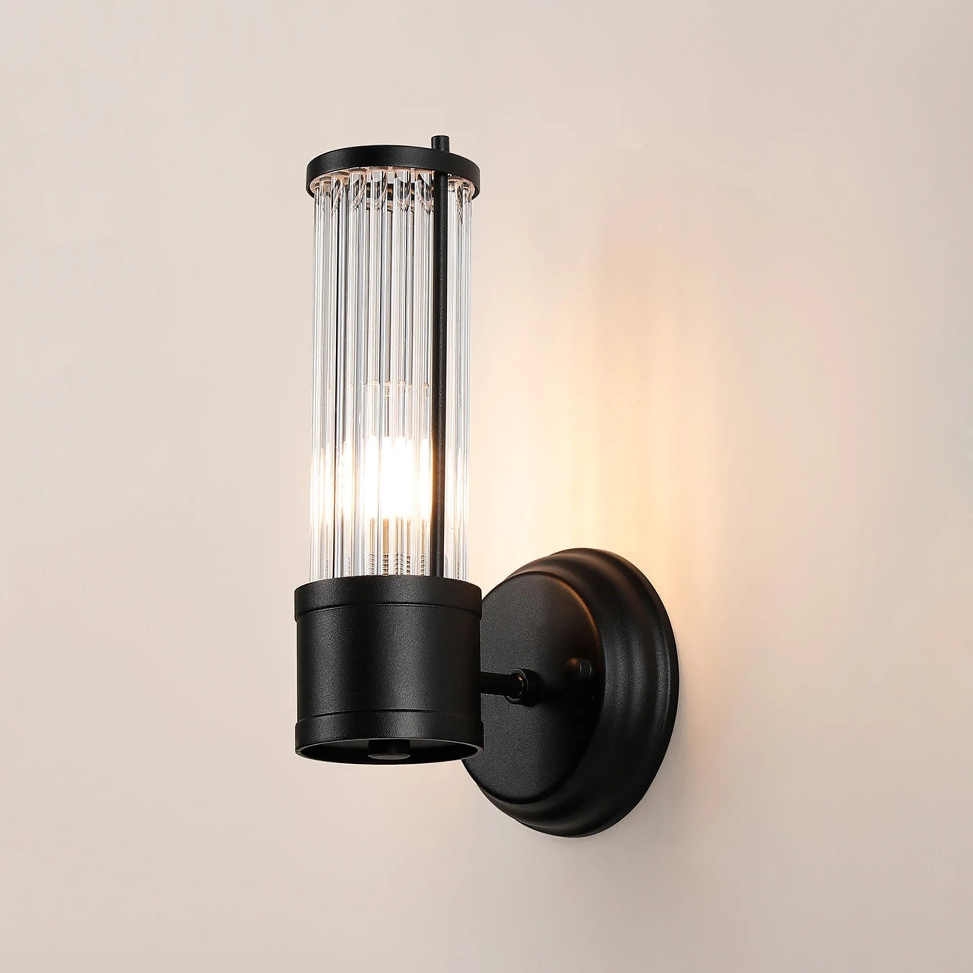 Appeal Single Wall Light in Satin Black