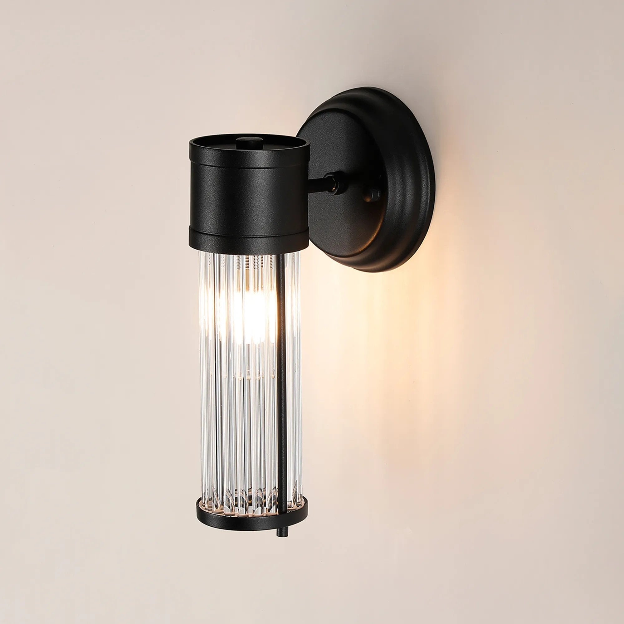 Appeal Single Wall Light in Satin Black