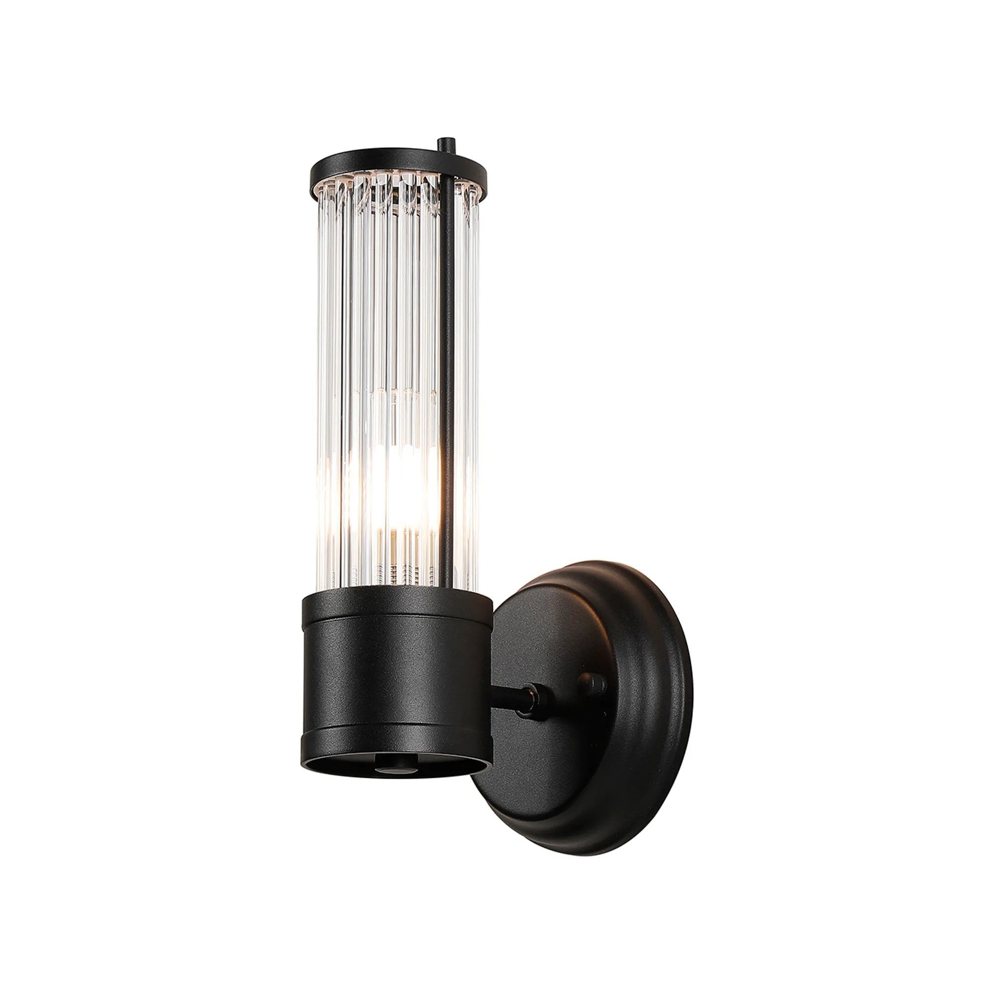 Appeal Single Wall Light in Satin Black
