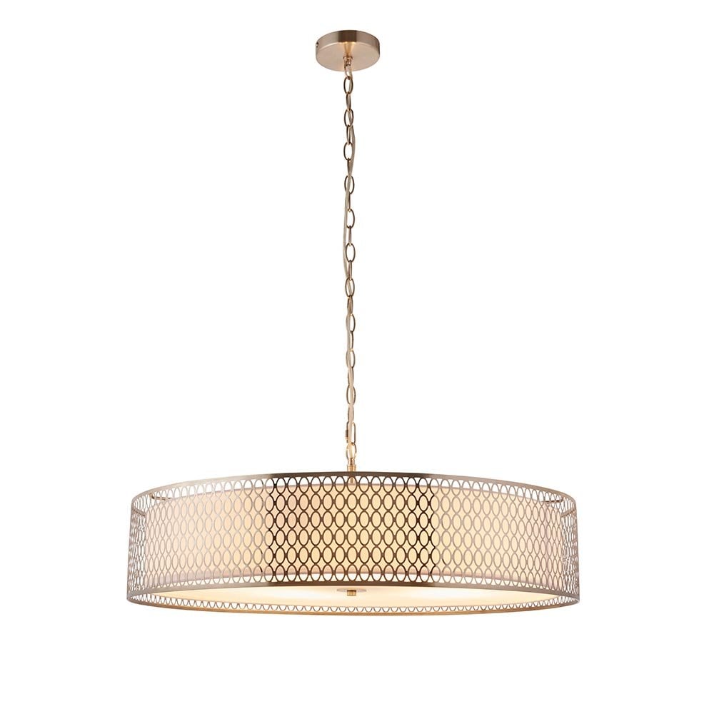 Cordero Large Satin Nickel Ceiling Pendant