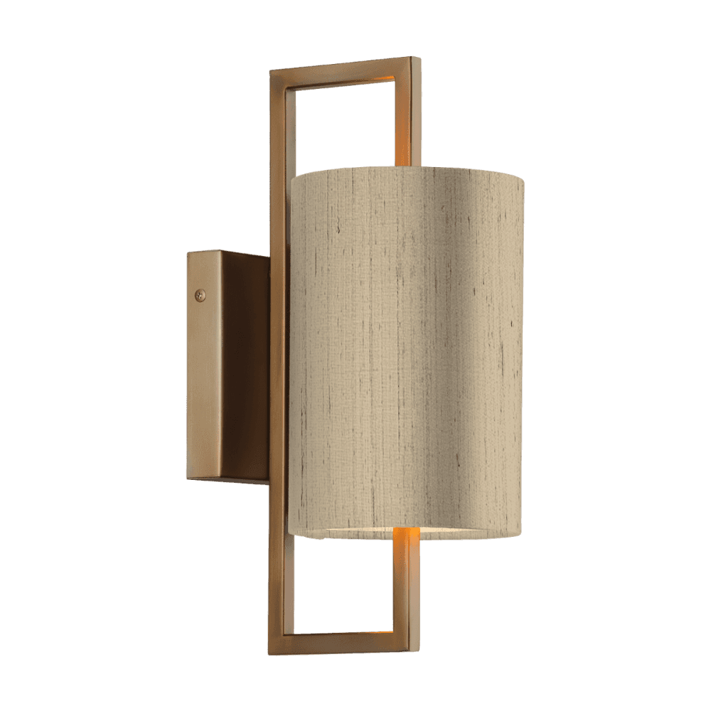 Hampstead Antique Brass Wall Light C/W Bespoke Shade