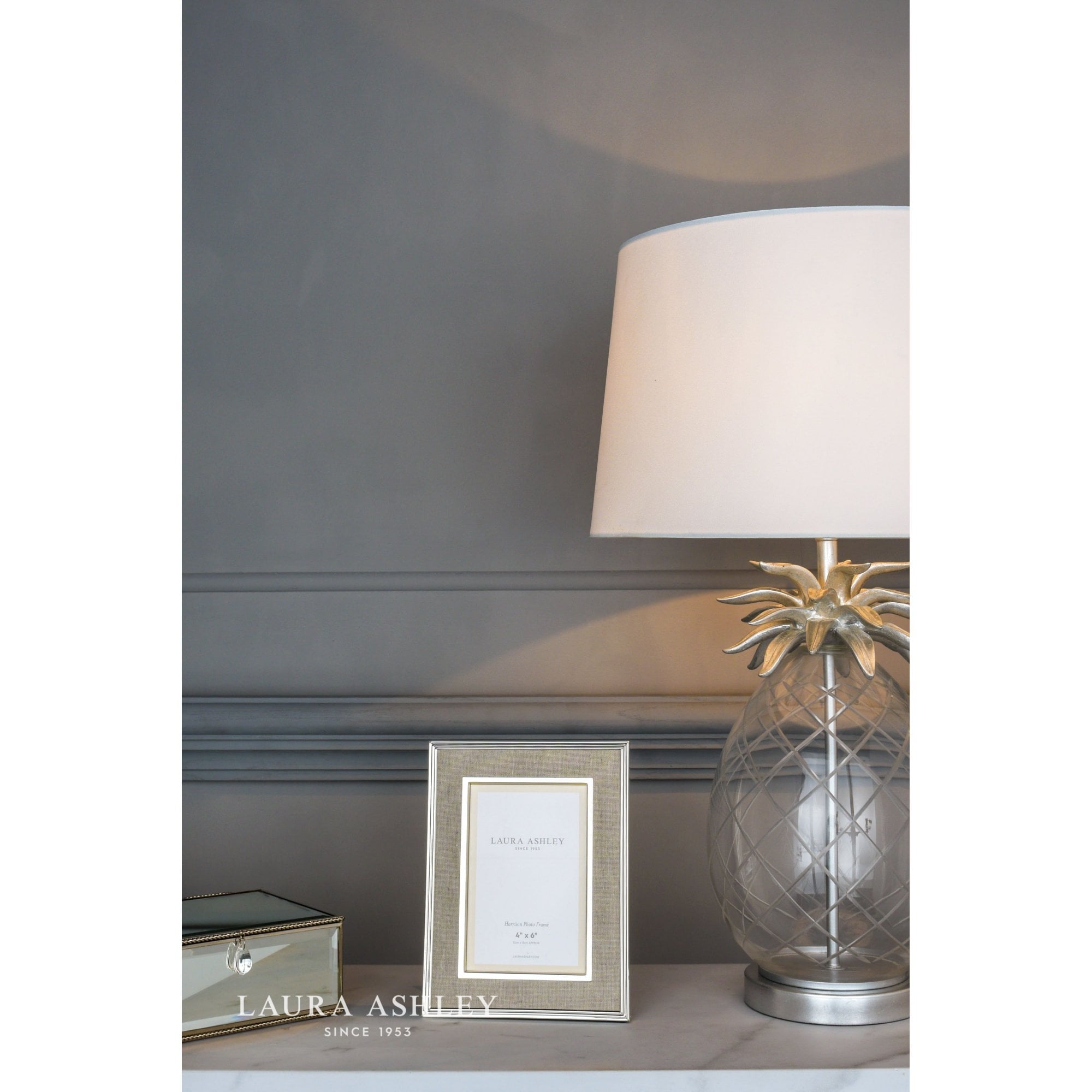 Harrison 4x6 Inch Photo Frame Linen