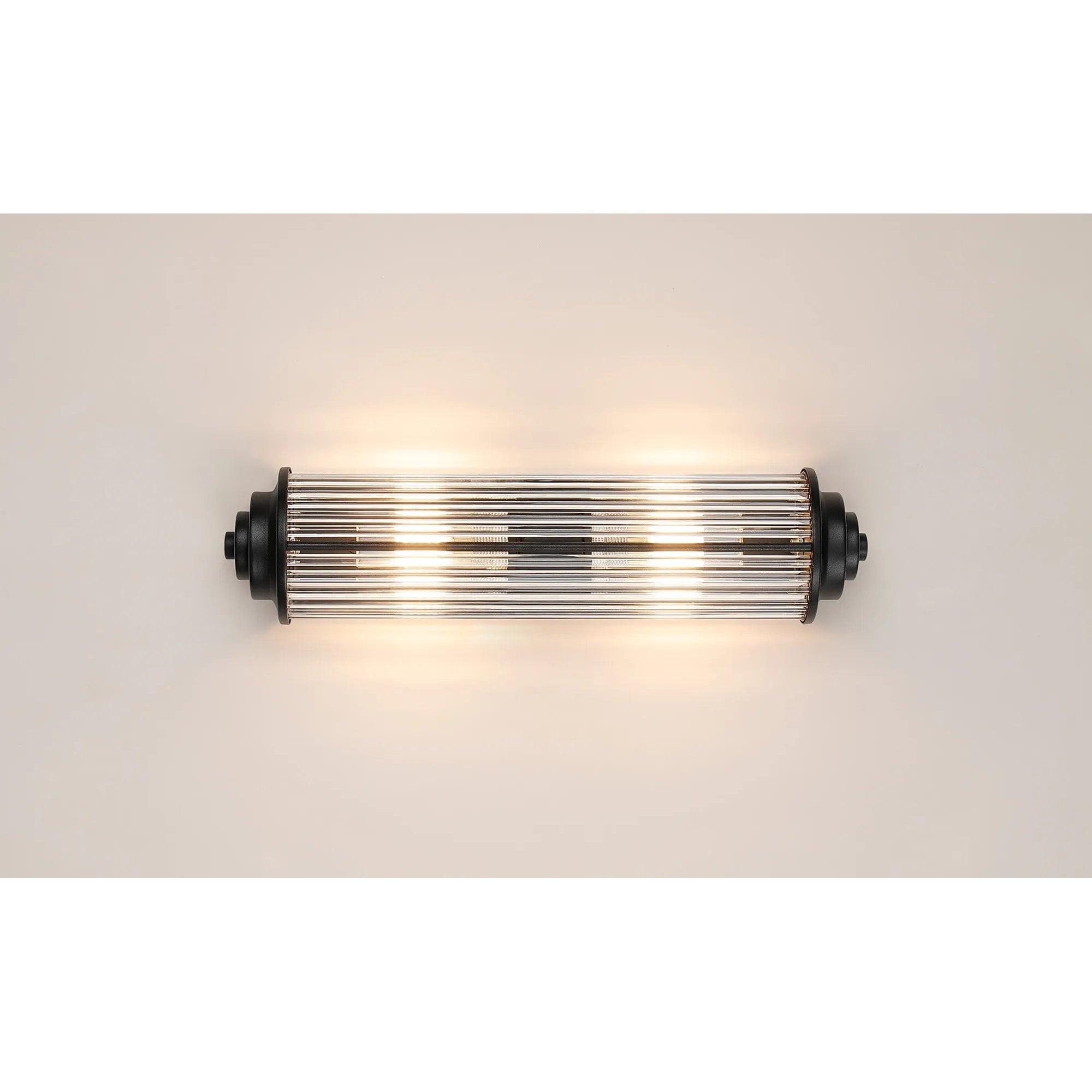 Appeal Small Flush Satin Black Wall Fitting IP44